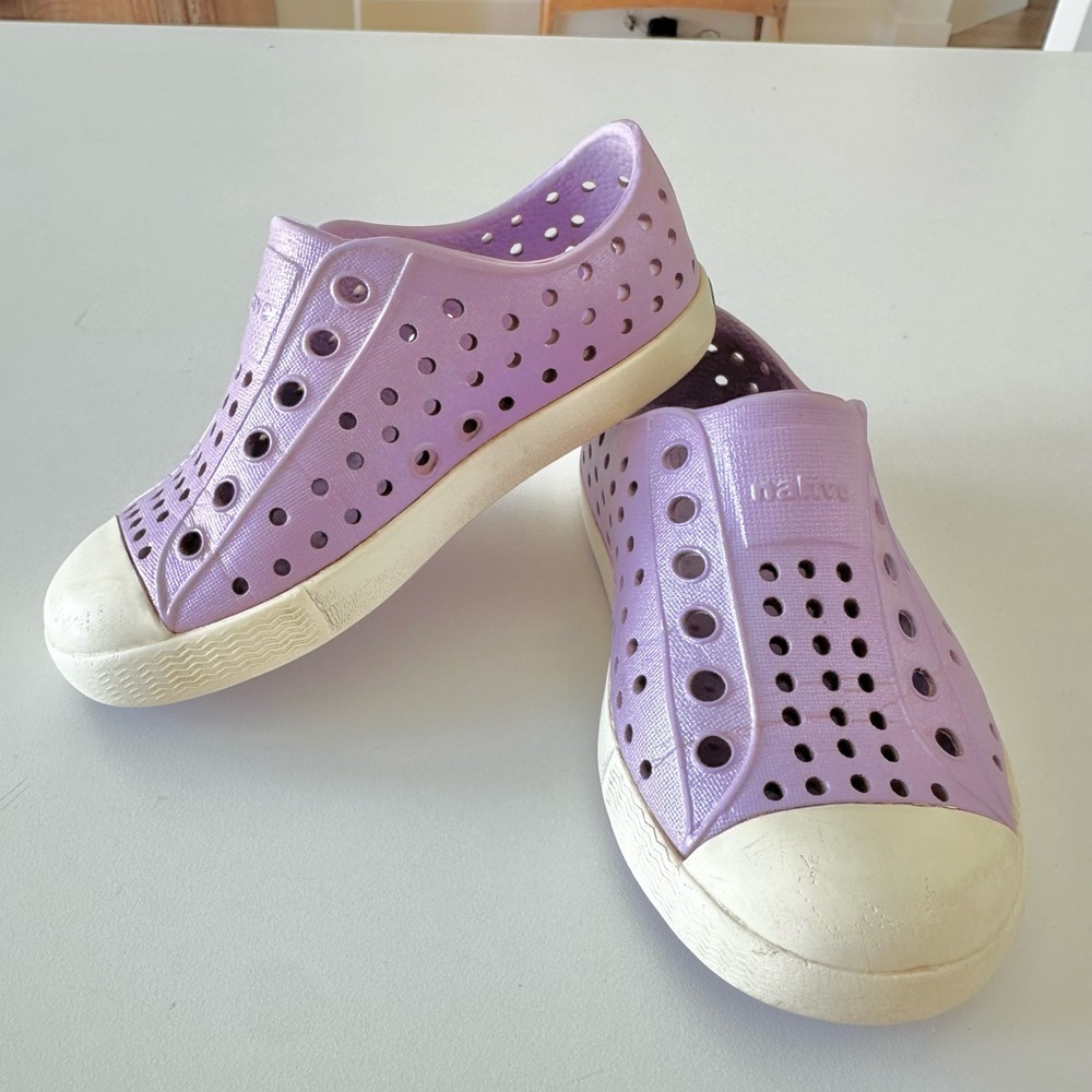 Iridescent Purple Native Shoes